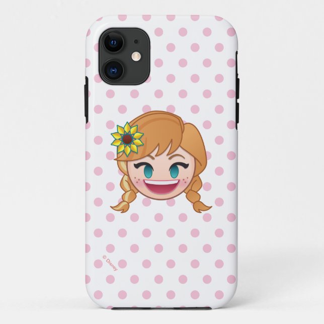 Coques Case-Mate iPhone Emoji gelé| Anna (Dos)
