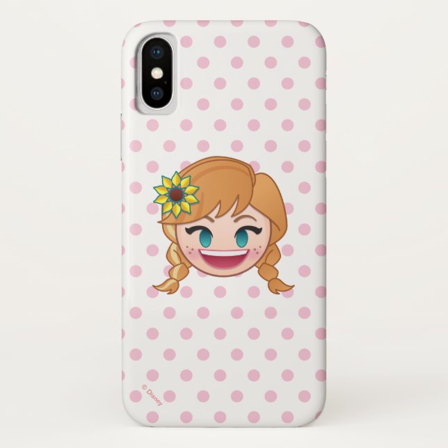 Coques Case-Mate iPhone Emoji gelé| Anna (Dos)