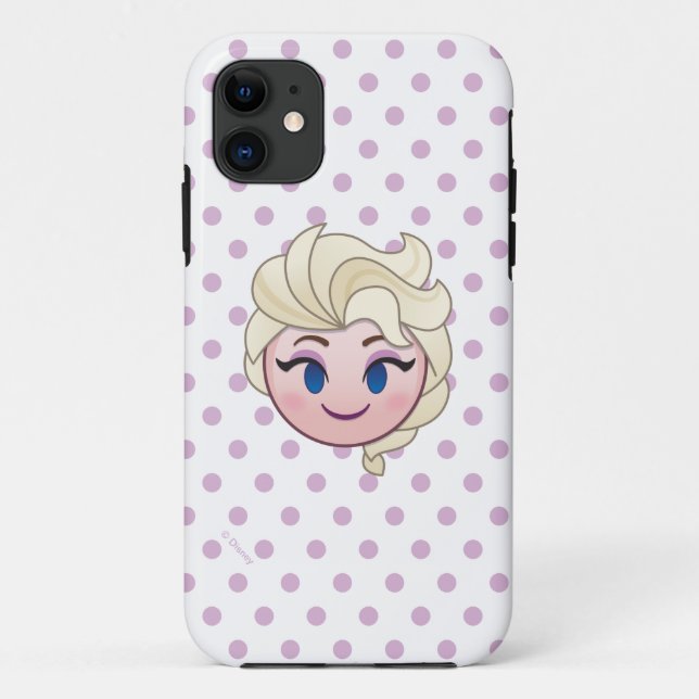 Coques Case-Mate iPhone Emoji gelé| Elsa (Dos)