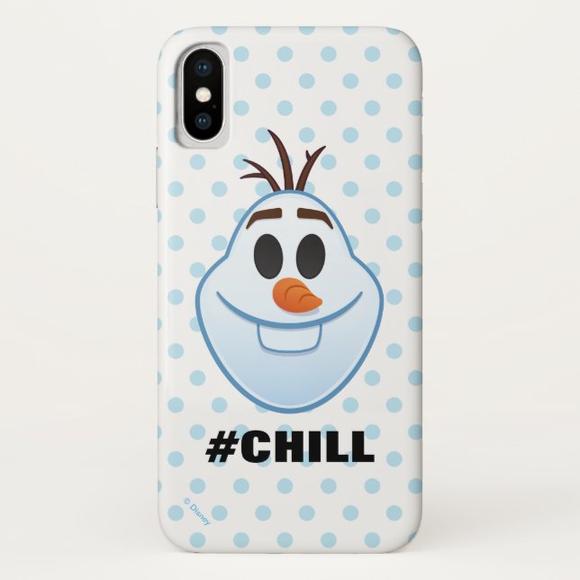 Coques Case-Mate iPhone Emoji gelé| Olaf (Dos)