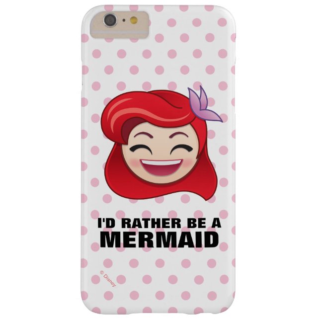 Coques Case-Mate iPhone Emoji petite sirène | Princesse Ariel - Heureuse (Dos)