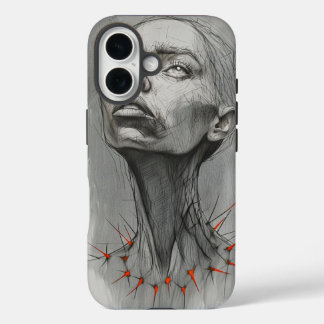 Coque Pour iPhone 16 emotional portrait with thorn 
