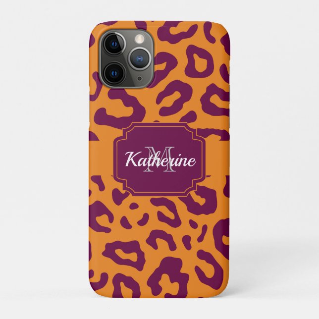 Coques Case-Mate iPhone Empreinte de léopard (Dos)