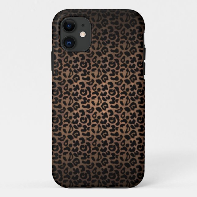 Coques Case-Mate iPhone Empreinte de léopard Camo (Dos)