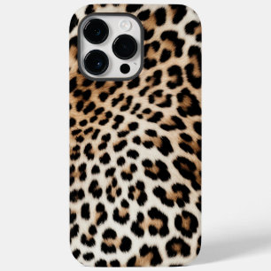 Coque Pour Pour iPhone 14 Pro Max Empreinte de léopard noir crème