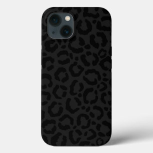 Case-Mate iPhone Case Empreinte de léopard noir minimal moderne