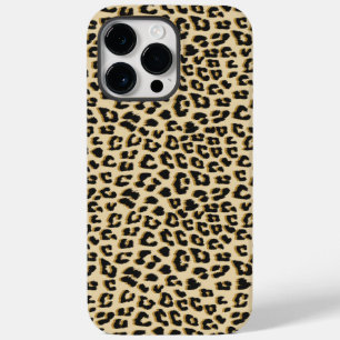 Coque Pour Pour iPhone 14 Pro Max Empreinte de léopard Tan