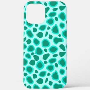 Etui iPhone Case-Mate Empreinte de léopard - Turquoise et Aqua