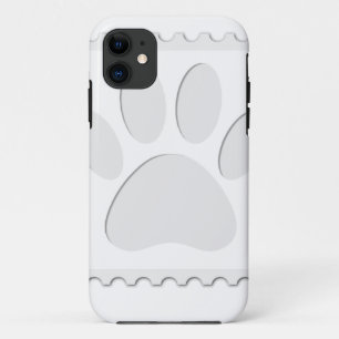 Coque Case-Mate Pour iPhone Empreinte de patte de chien coupé