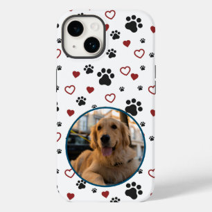 Coque Pour iPhone 14 Empreinte de patte de chien mignon Motif animal de