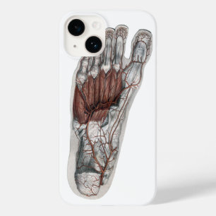 Coques Pour iPhone Empreinte de pied d'anatomie humaine vintage Podol