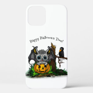 Case-Mate iPhone Case En attente d'Halloween, Bat mignonne et Corbeau
