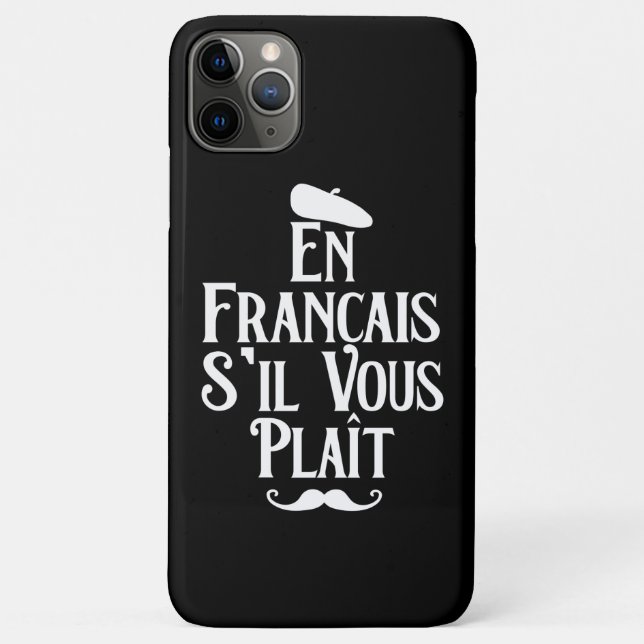 Coques Case-Mate iPhone En Français S'il vous Plait - Langue Française (Dos)