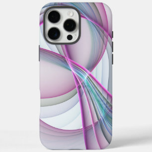 Coques iPhone 16 Pro Max En mouvement, art fractal abstrait coloré moderne