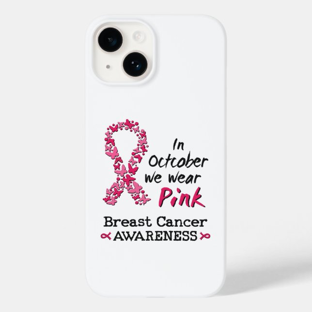 Coques Case-Mate iPhone En Octobre nous portons rose Cancer du sein Sensib (Verso)