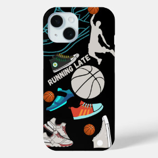 Coque Pour iPhone 15 En retard, basket Basket