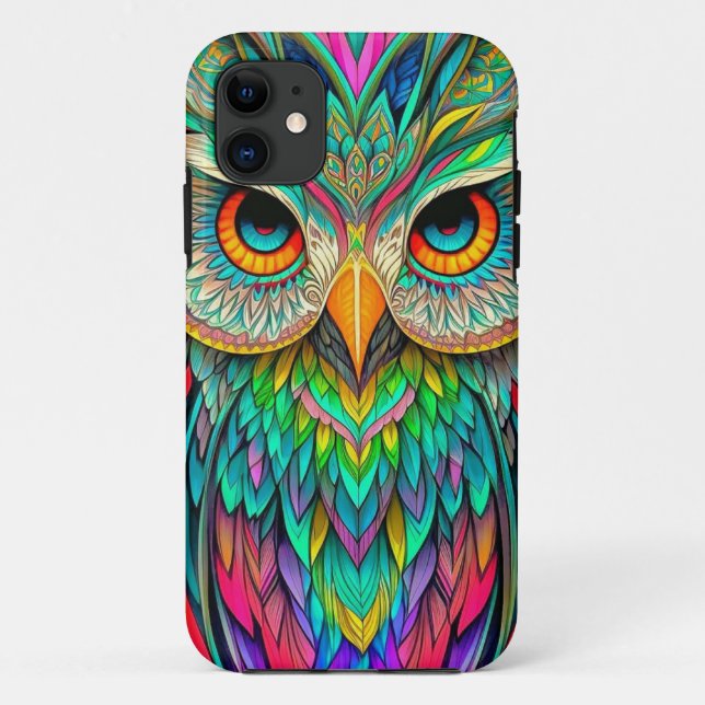 Coques Case-Mate iPhone Enchanted Forest Guardian : Owl iPhone Cover" (Dos)