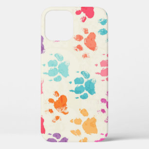 Case-Mate iPhone Case encre colorée, pattes de chien désagréable