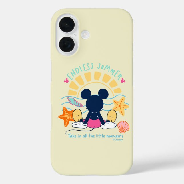 Coques Case-Mate iPhone Endless Summer Mickey Mouse (Verso)