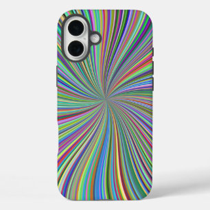Coques iPhone 16 Plus Énergétique Colorful Ribbon Sunburst