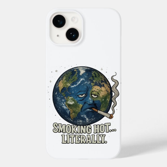 Coques Case-Mate iPhone Énergie de la planète brûlée (Verso)