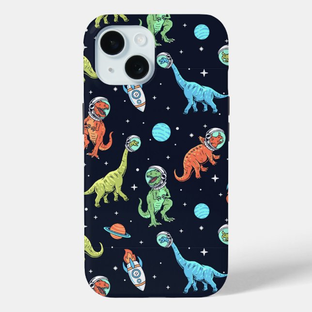 Coques Case-Mate iPhone Enfants Dinosaur Astronaut Motif (Verso)