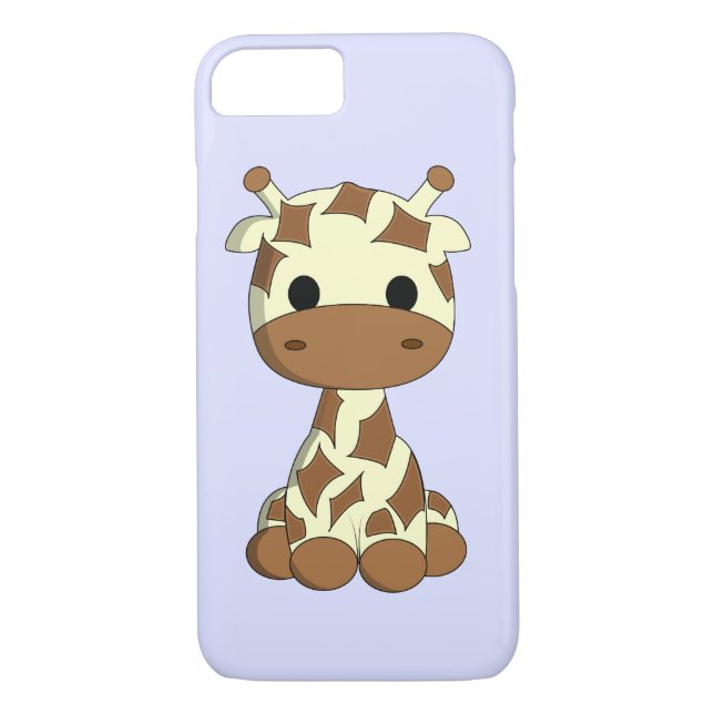 Coques Case-Mate iPhone Enfants mignons de bande dessinée de girafe de (Dos)