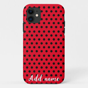 Case-Mate iPhone Case Enfants mignons Red Ladybug Polka dot party Motif