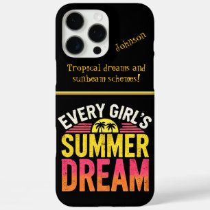 Coques iPhone 16 Pro Max Énoncé d'été vibrant