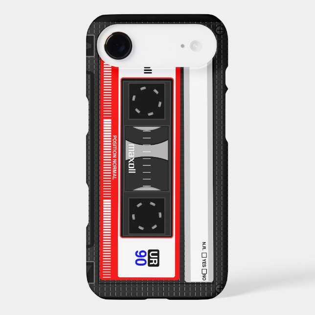 Coques Case-Mate iPhone Enregistreur de cassettes (Verso)