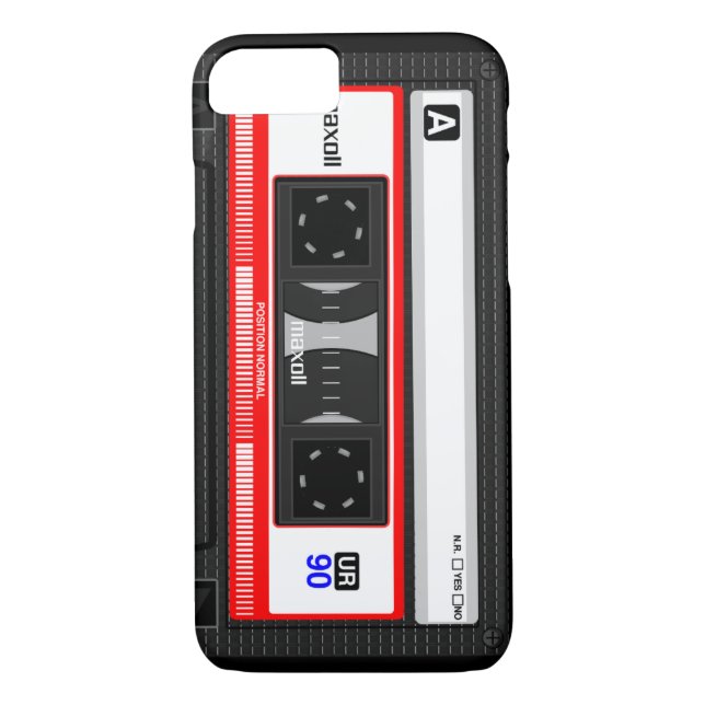 Coques Case-Mate iPhone Enregistreur de cassettes (Dos)