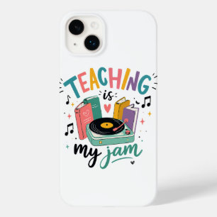 Coque Pour iPhone 14 Plus Enseignement Rétro Est Mon Jam Disque Vinyle Ensei