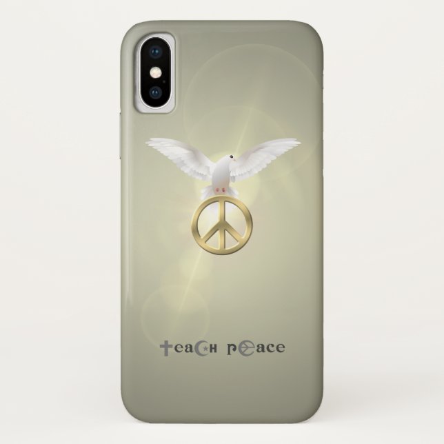 Coques Case-Mate iPhone Enseigner la paix | (Dos)