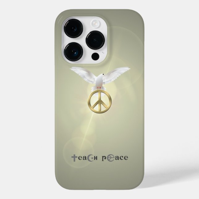 Coques Case-Mate iPhone Enseigner la paix | (Verso)