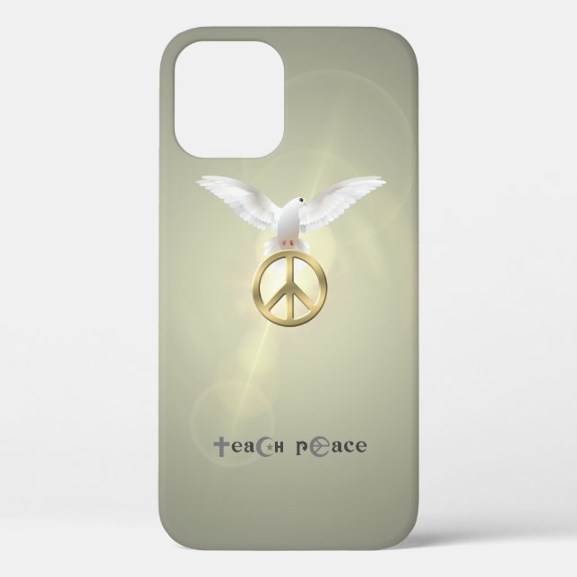 Coques Case-Mate iPhone Enseigner la paix | (Verso)