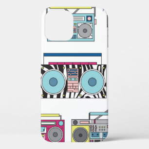 Case-Mate iPhone Case Ensemble de divers lecteurs de cassettes vintages.