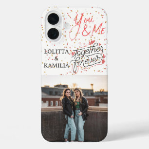 Coques iPhone 16 Plus Ensemble pour toujours   Photo personnalisée iPhon