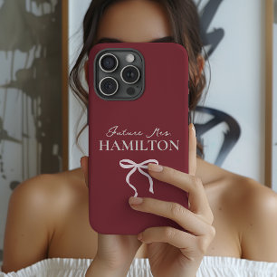 Coque Pour Pour iPhone 14 Pro Max Enterrement de vie de jeune fille Script Moderne