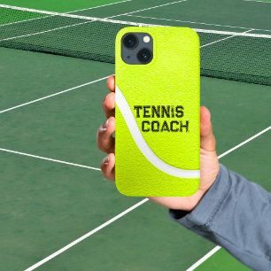 Case-Mate iPhone Case Entraîneur de Tennis Personnalisé Bal Jaune