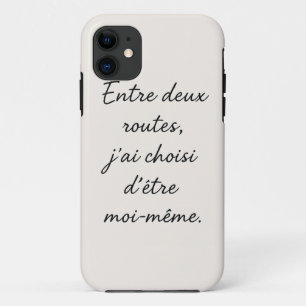 Case-Mate iPhone Case Entre deux route je choisi d'être moi