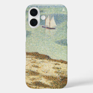 Coque Pour iPhone 16 Entrée du port par Georges Seurat, Art Vintage