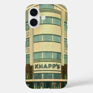 Coques iPhone 16 Entreprise vintage, grand magasin Knapp