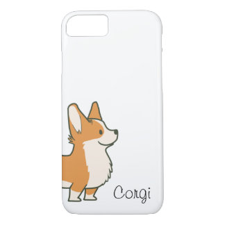 Coque iPhone 8/7 Enveloppe de l'iPhone 7 de corgi
