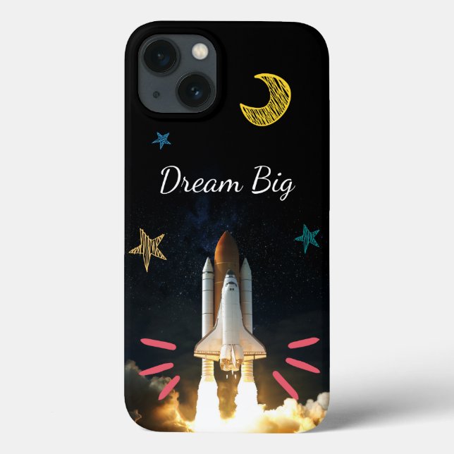 Coques Case-Mate iPhone Epic Dream Big Space Shuttle Graphic (Verso)