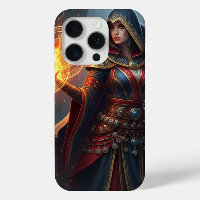 Coques Case-Mate iPhone Epic Sorceress Spellcaster iPhone 15 Pro Case  (Verso)
