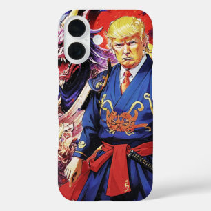 Coque Pour iPhone 16 Epic Trump Samurai Anime