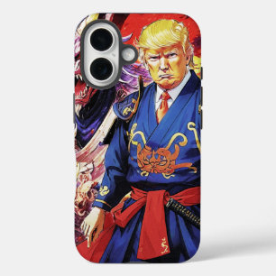 Coque Pour iPhone 16 Epic Trump Samurai Anime