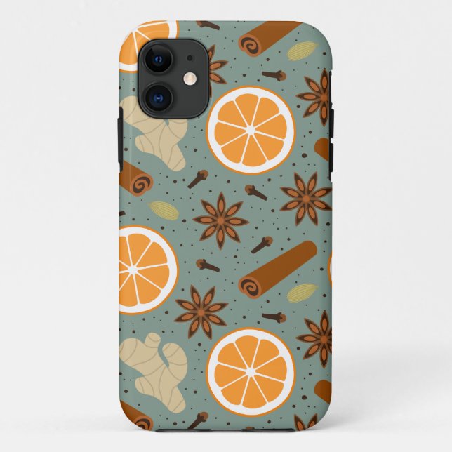Coques Case-Mate iPhone épices de Noël (Dos)