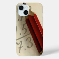 Équation mathématique avec crayon rouge, Vintage