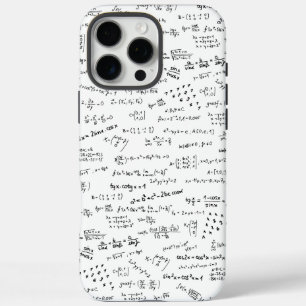 Coques iPhone 16 Pro Max Équations de formules mathématiques Arrière - plan